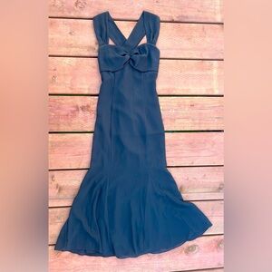 Vtg 90s Y2K Jessica McClintock Gunne Sax Blk Fairy Goth Dress Sz 5/6 XS Small